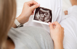 Фото снимок УЗИ на 7 неделе во время беременности